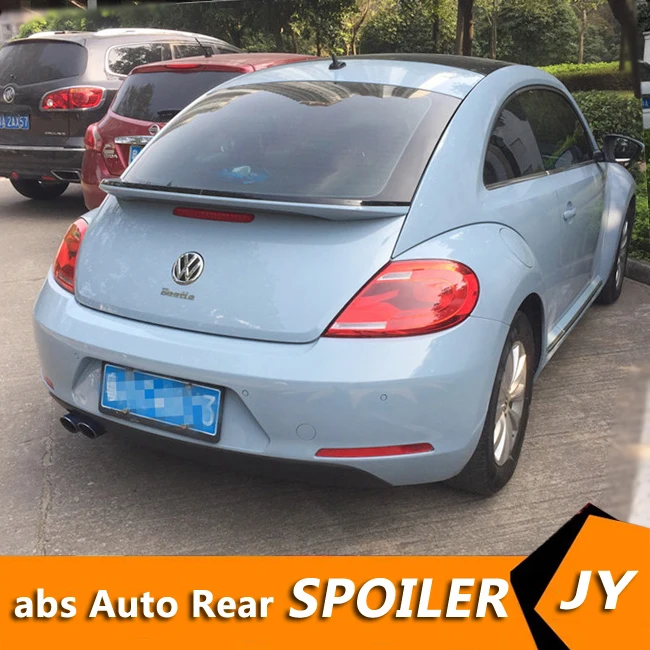 

For Volkswagen Beetle Spoiler 2011-2016 Beetle spoiler High Quality ABS Material Car Rear Wing Primer Color Rear Spoiler