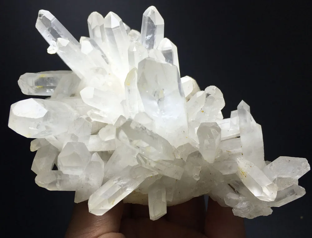 

371g NATURAL clear Crystal Cluster healing Specimen ramadan gifts