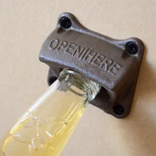 200 шт. открывалка для бутылок открывалка для пива чугунная настенная рекламная открывалка для пива