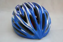 New Rubar Bicycle ROAD CYCLING MOUNTAIN BIKE MTB Safety Helmet Small Medium 250G 54-58cm 27 holes Blue/White for Adults unisex