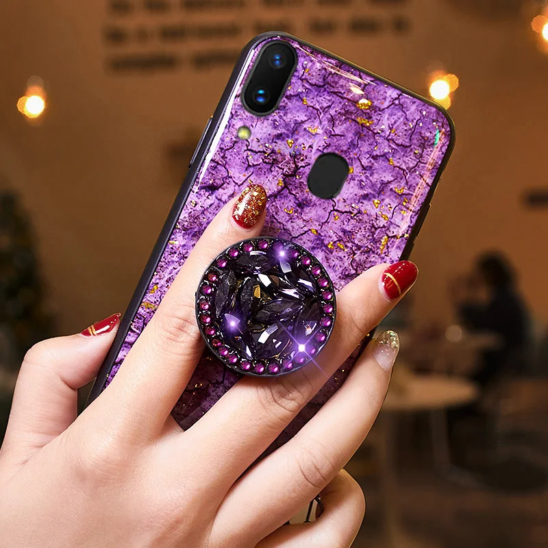 Чехол для Samsung Galaxy A10 A20 A30 A40 A50 A60 A70 A90 чехол S10 Plus S10e чехлы с блестящими плюшевыми
