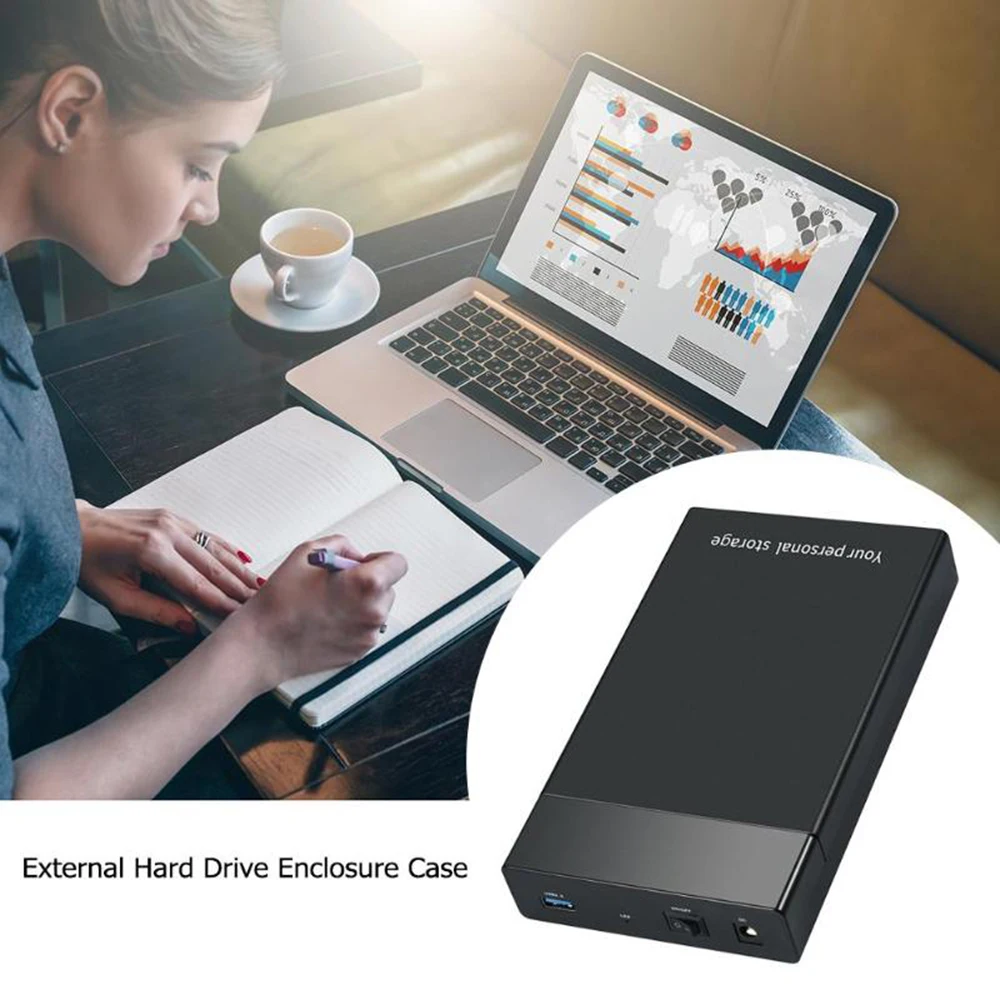 External 6Gbps USB 3.0 to SATA III 2.5Inch 3.5Inch Hard Drive Enclosure HD SSD HDD Box for Laptop Desktop PC