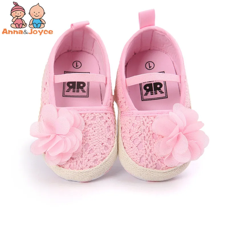 

2018 New Arrival Baby Girl Summer Hollow Knit Soft Soled Baby Walking Ballet Dress Mary Jane Babe Cradle Shoes