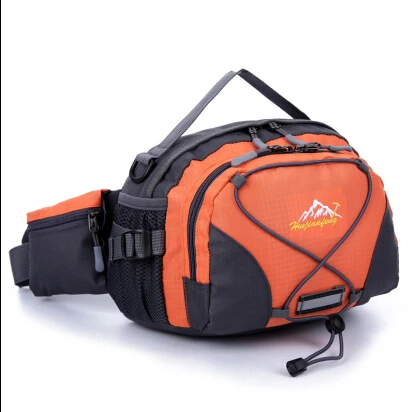Поясная Сумка для путешествий, Большая вместительная поясная сумка, несколько карманов, для отдыха на природе, походов, велоспорта, поясная сумка, Наплечная Сумка - Цвет: Orange