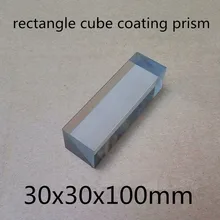 Размер: 30x30x100 мм 30*30*100 мм K9 прямоугольник наклон покрытие Внутренняя отражающая Призма линза