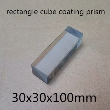 

30x30x100mm 30*30*100mm K9 rectangle cube slope coating Internal Reflecting Prism Lens