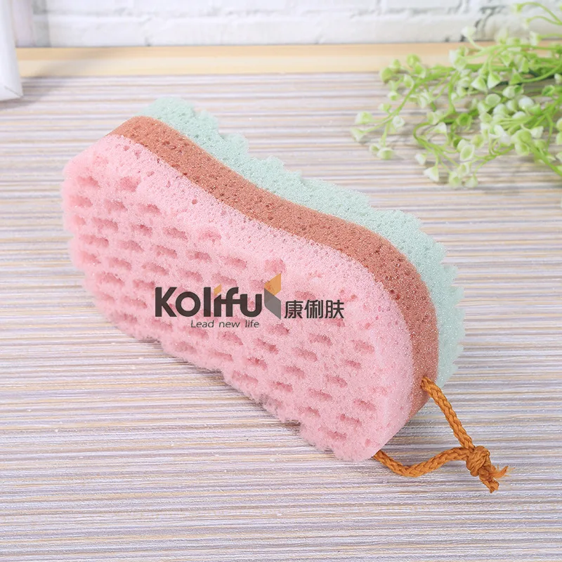 Kolifu 1 шт. шар для ванны скруббер душа сетка очистки тела Нейлоновая губка богатые