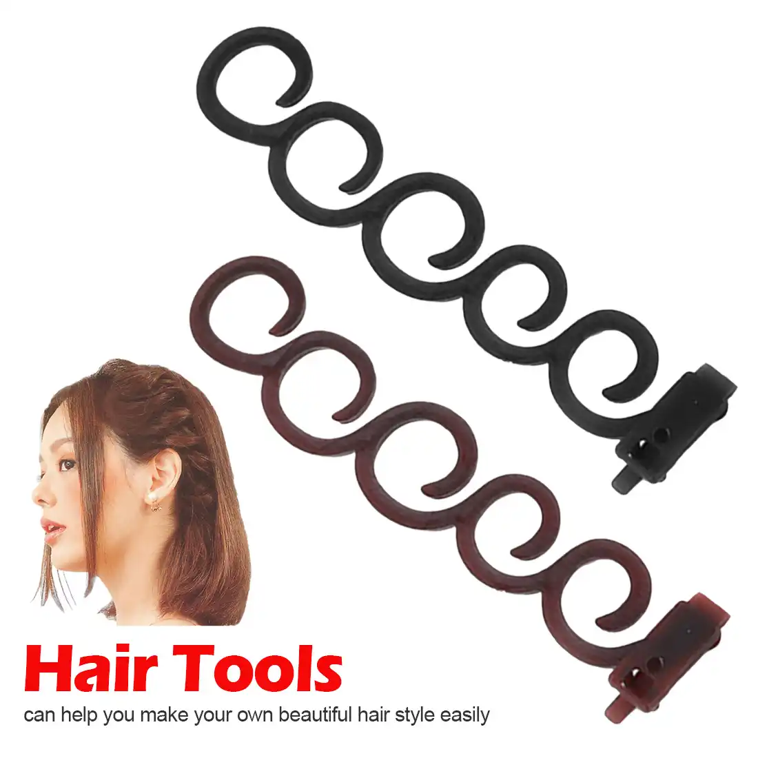 Volshebnaya Zakolka Dlya Volos 2 Sht Raznye Cveta Francuzskij Stil Elegantnye Zakolki Dlya Volos Aksessuary Dlya Ukladki Volos Aliekspress