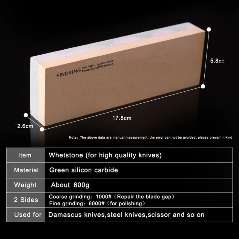 Бренд FINDKING 1000/6000, точилка для кухонных ножей, профессиональный точильный камень для ножей высокого качества, кухонные инструменты