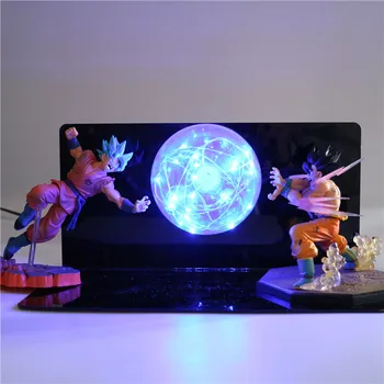 

Dragon Ball Action Figures Super Z Goku Bedroom Lamp Gifts Anime Model Light Toys for Boys Creative Lights DIY LED Night Light