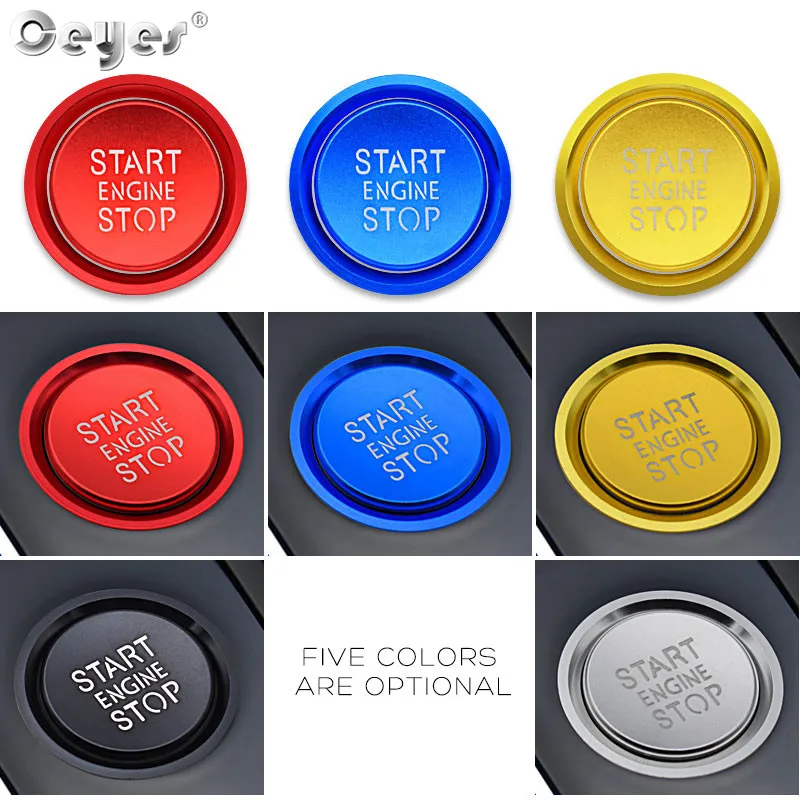 Car Start Engine Button Key Ring for AUDI (21)