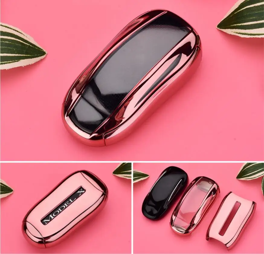 

Car TPU Key Case Cover Holder Pocket For Tesal Model X MODEL X Soft Full Cover Key Protection Auto Interior Accessories