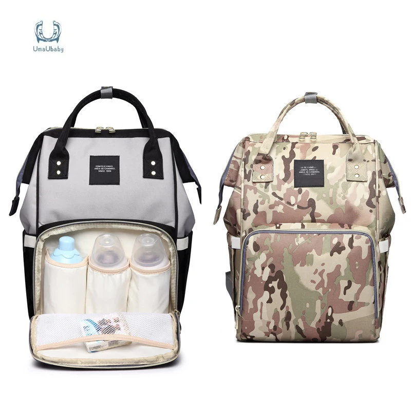 

Best selling Mummy bag shoulder diaper bag 2019 upgrade version of multi-function backpack
