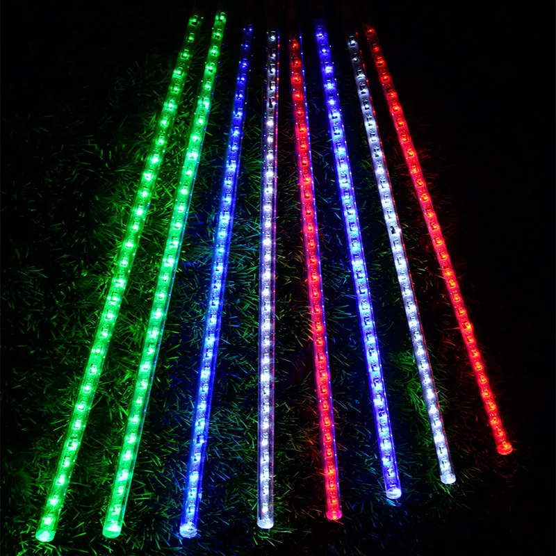

2018 Fairy Lights Guirlande Lumineuse Romantic Meteor Shower Rain Tubes Ac110-220v Led String Wedding Party Tree Lights Outdoor