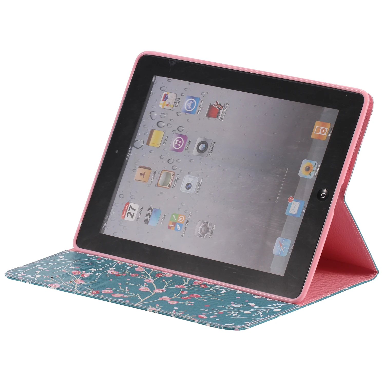 Чехол подставка из экокожи для Apple iPad Pro 9 7 дюйма персиковое дерево чехол бумажник