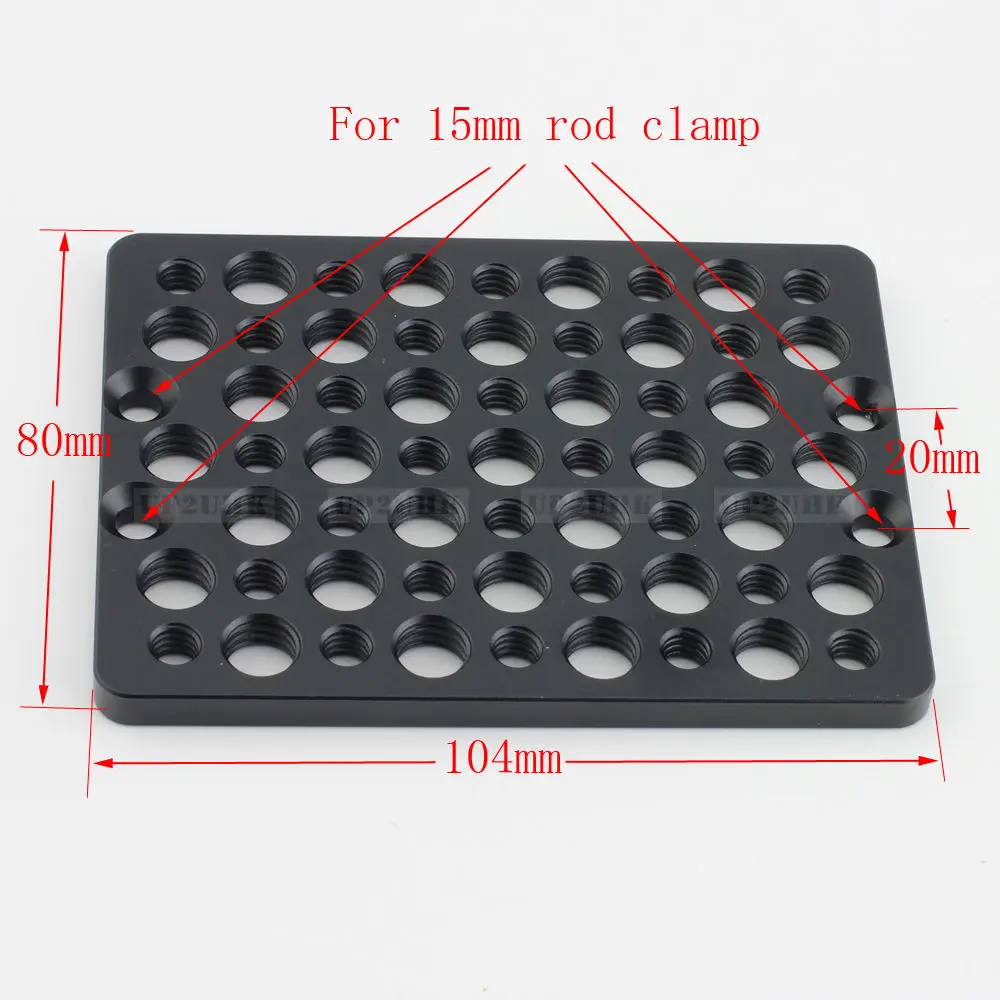 

Tripod Mounting Cheese Plate Baseplate fr Canon 5D3 5D4 Camera DSLR Video Rig DV