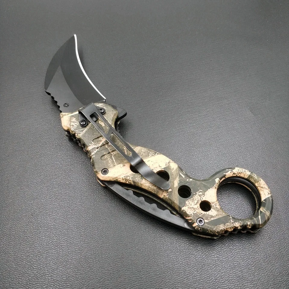 Swayboo karambit нож 440C из нержавеющей стали Складные лезвия ножи 5 цветов ручка охотничий нож открытый инструмент для выживания кемпинга