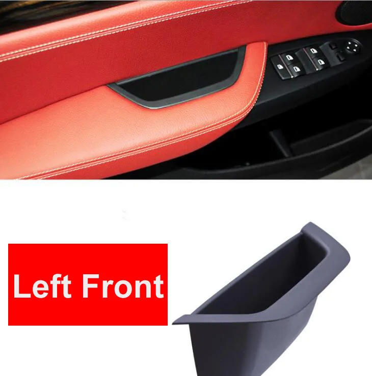 

LHD RHD Car Left Front Interior Door Handle Inner Driver's Seat Side Panel Handle Pull ABS Trim For BMW X3 X4 F25 F26 2010-2016