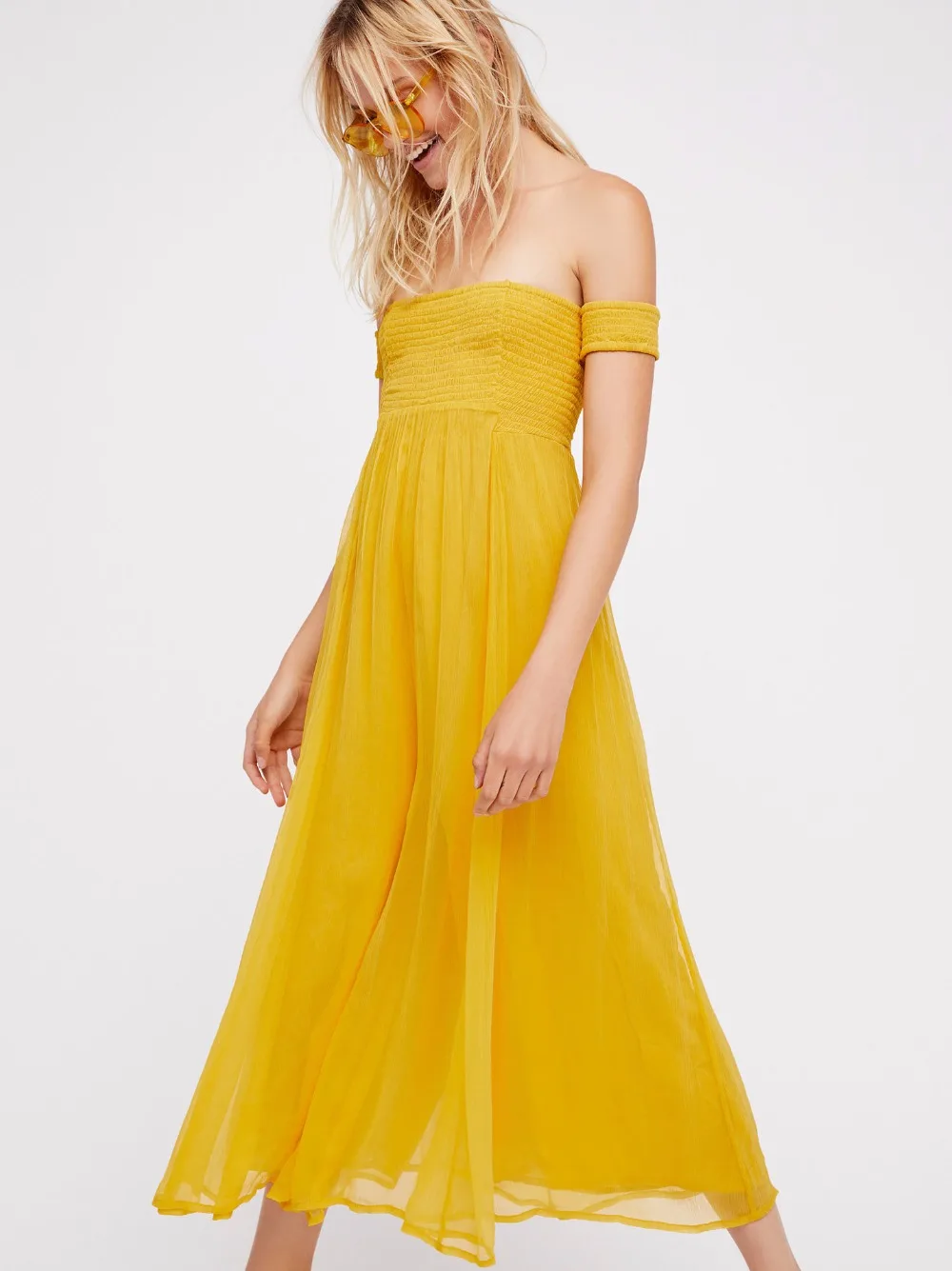 2017 hot sale chiffon material fashion jumpsuits widely boot cut style