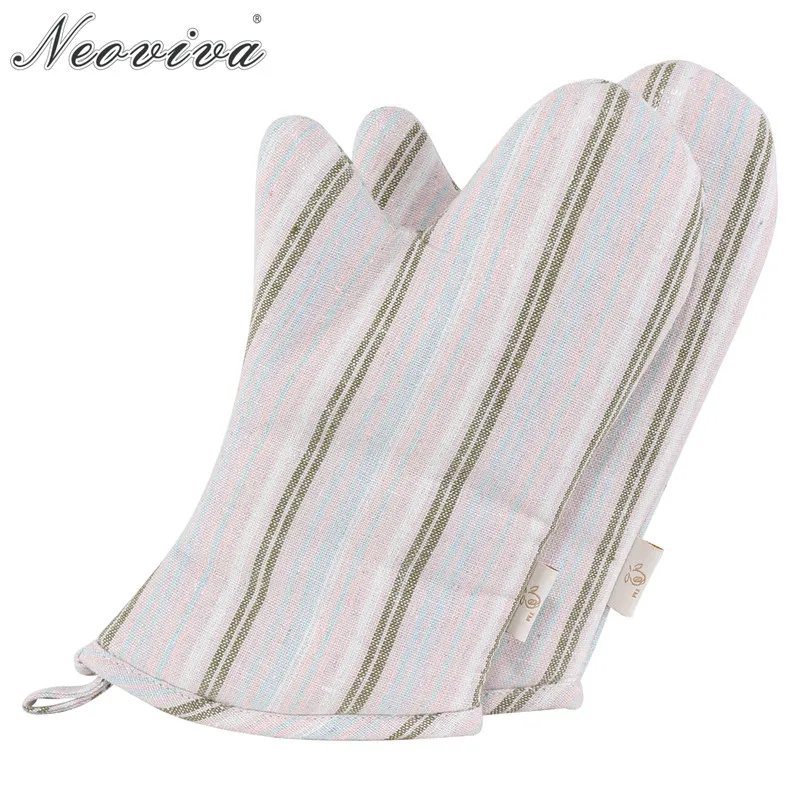 Neoviva Vintage Oven Mitts with Denim Quliting for Children in Play