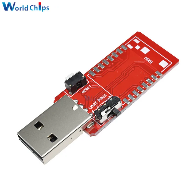 CH340 CH340G USB к ESP8266 ESP-07 модуль Wi-Fi Встроенная антенна к ttl модуль драйвера CH340G модуль беспроводной платы развития