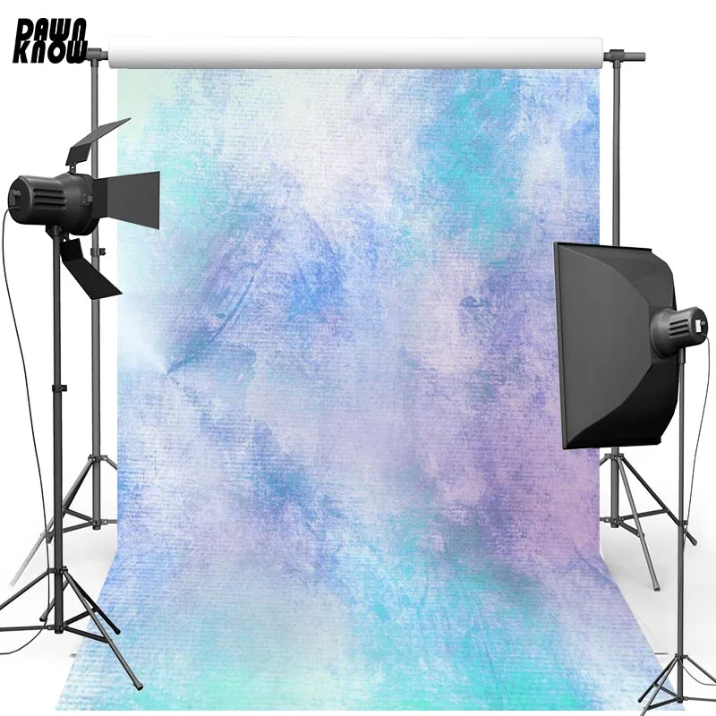 

DAWNKNOW Vinyl Photography Background For Children Texture Color New Fabric Polyester Backdrop For Wedding Photo Studio 488