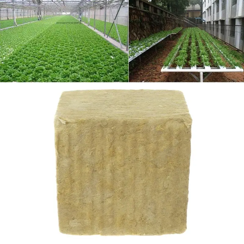 Rockwool кубики гидропоники для выращивания носителя Бесконтактное культивирование