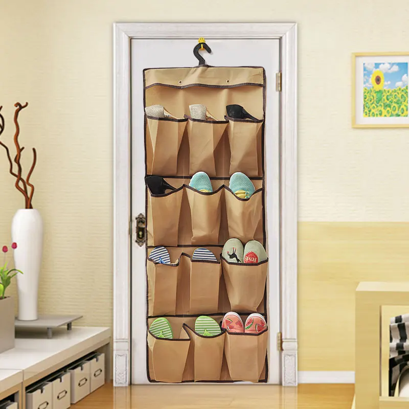 ba/ño Bolsa de Cocina multifunci/ón Bolsa de Almacenamiento montada en la Pared DeSen Puerta para el hogar Bolsa de vajilla Bolsa de Armario Antracita,2 Bolsillos