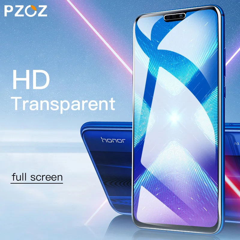 PZOZ закаленное стекло для huawei honor 8X Max 10 8 9 lite V10 V8 V9 Play 9i защита экрана телефона прозрачная 9H HD пленка