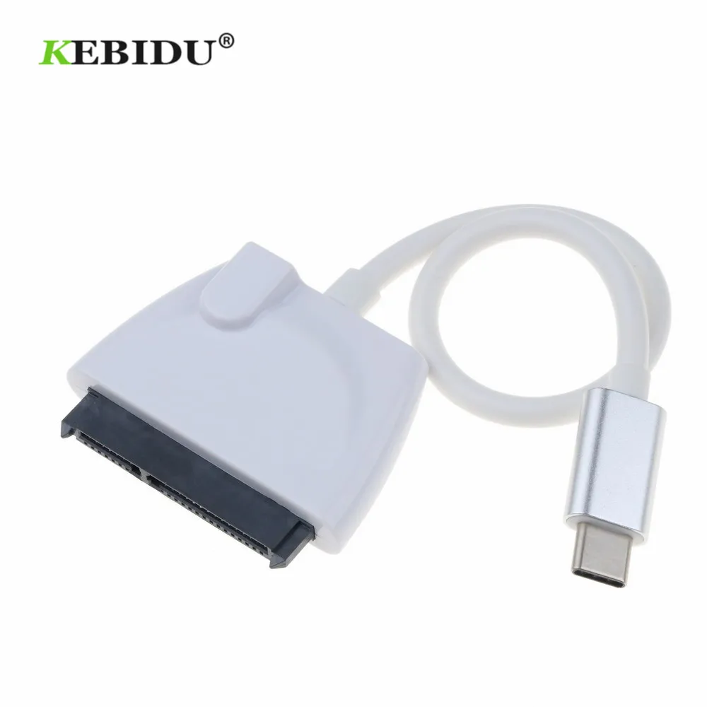 

Kebidu USB3.1 to sata3 Adapter Cable Converter 7+15PIN For 2.5 inch HDD SSD Hard Disk SATA III Adapter Cable USB 3.1 to SATAIII