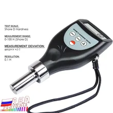 Цифровой Измеритель Твердости D дюрометр 0-100 H+ Встроенный зонд для твердого пластика резиновый нейлон Formica Expoxies оргстекло