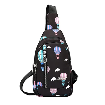 

New fashion cartoon printing Women bag high quality Nylon zipper Women shoulder bag crossbody bag casual portable Women handbag