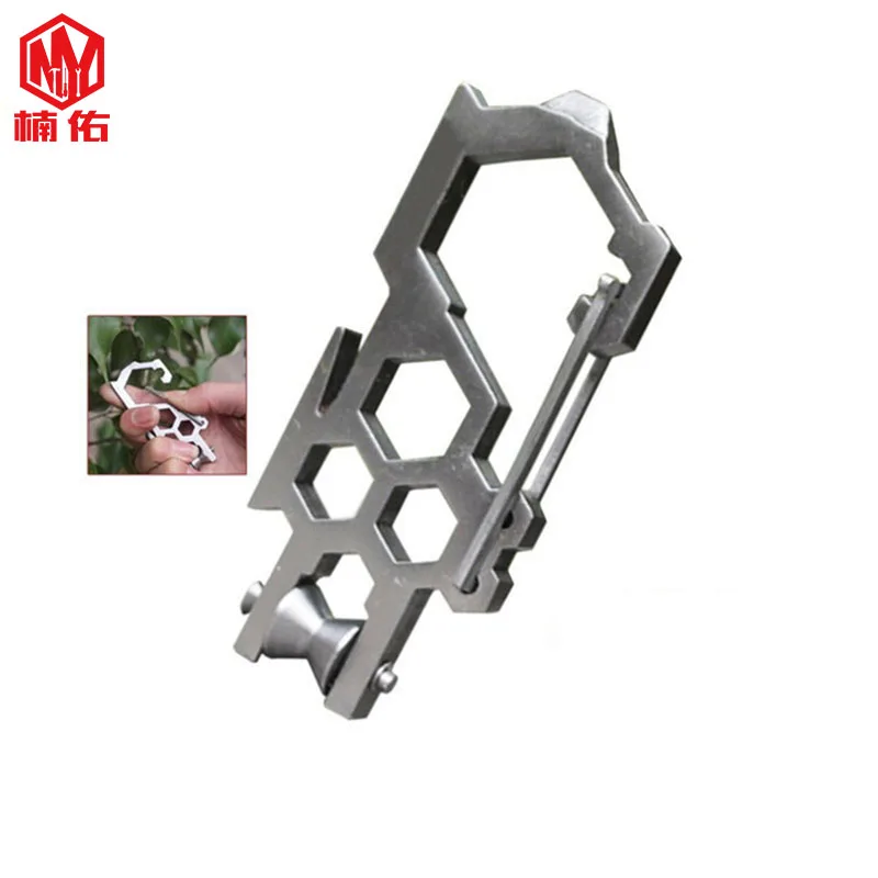 

EDC Outdoor Multi-tools Enhanced Version Of The Pulley System Suspension key Buckle Camping Survival Equipment Accessories