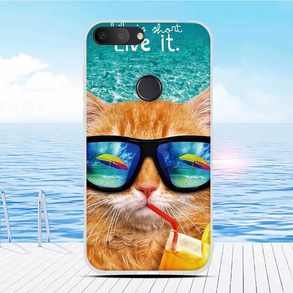 Чехол для телефона alcatel 1s 2019 силиконовый чехол Alcatel 1S 5024D с модным принтом защитный