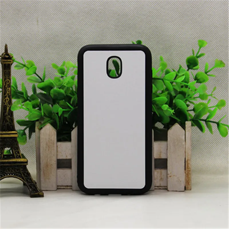 2D сублимационный чистый чехол для Samsung Galaxy J3 J5 J7 2017 TPU крышка алюминиевые вставки 5