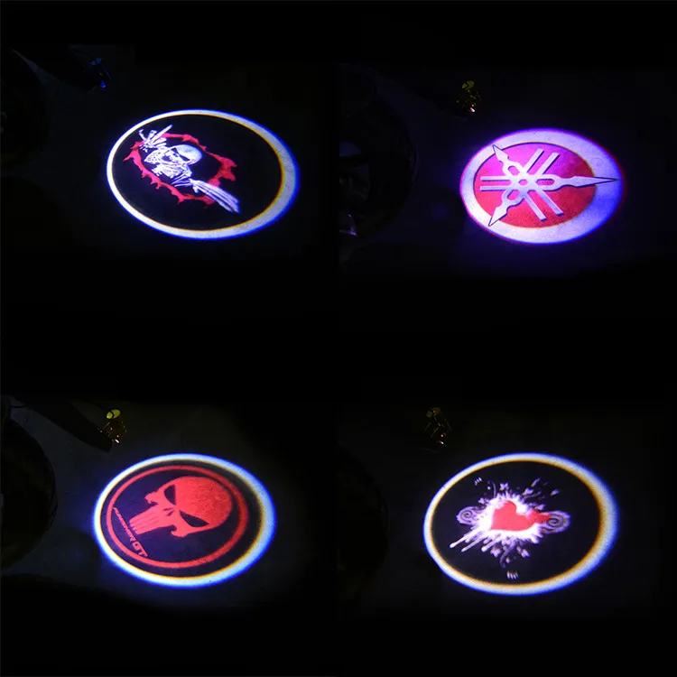 GOLDWING логотип мотоцикл Призрак Тень Точечный светильник лазерный проектор светодиодный светильник с логотипом для Honda