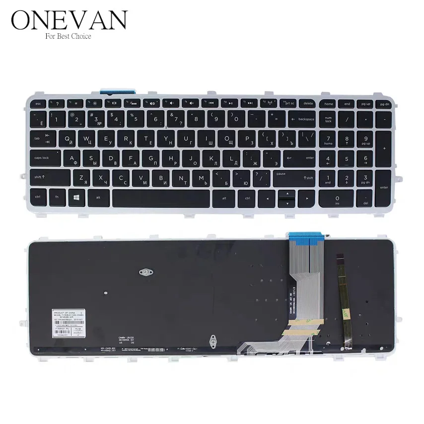 Новая клавиатура RU для Hp Envy 15-j000 15-j100 15t-j000 15z-j000 серия с рамкой
