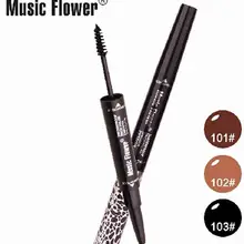 Музыка цветов многоцветные краска для бровей подводка прочный водонепроницаемый не легко обесцветить крем для бровей с кистью