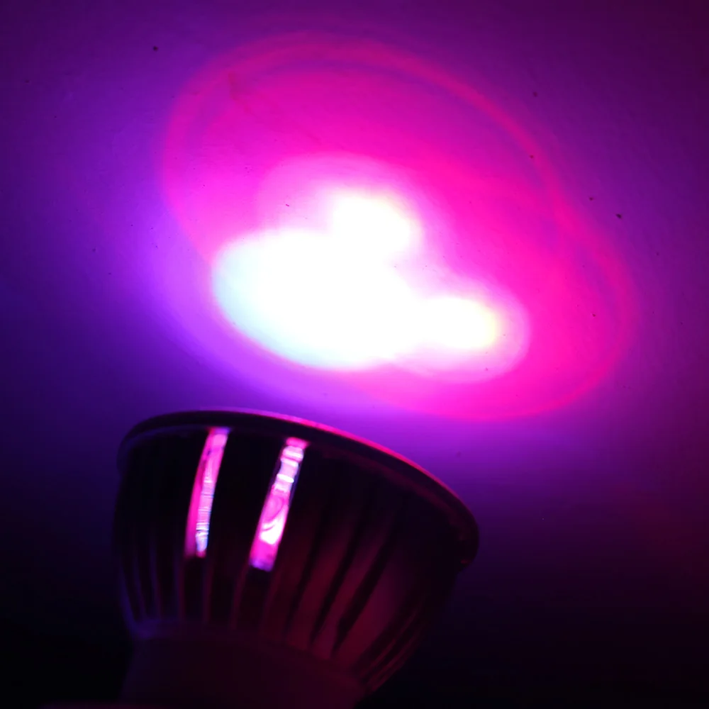 Full Spectrum E27 6W 2Red 1Blue LED Grow Light for Flowering Plant and hydroponics system 1PCSLot