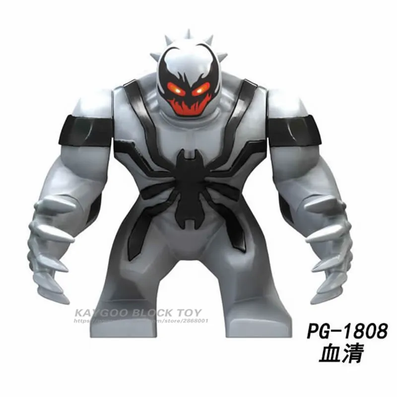 Фигурки из фильма Marvel Anti Venom Thanos Cull Obsidian Batman Hulk Buster Bane игрушечные строительные