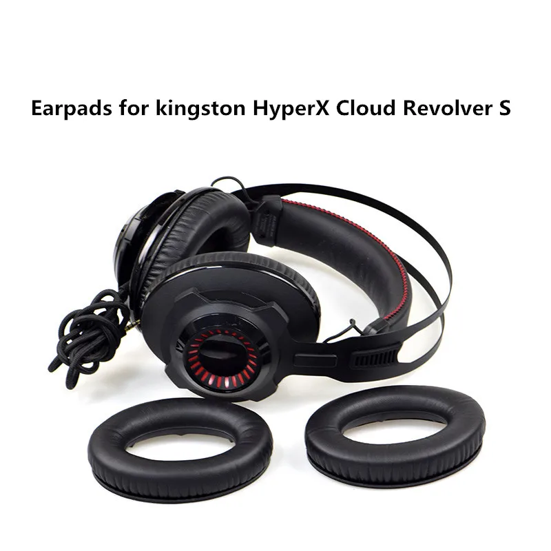 High Quality Foam Ear Pads Cushions for Kingston HyperX Cloud Revolver S Headphones Earpad 10.15 (5)