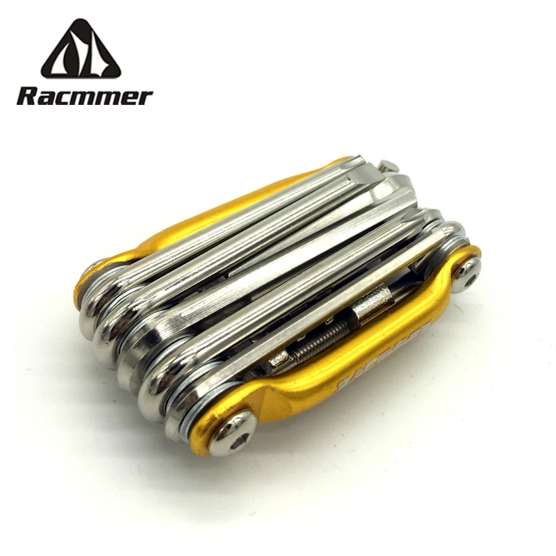 Racmmer 11 в 1 Cr Mo многофункциональный мини карманный ремонтный инструмент для