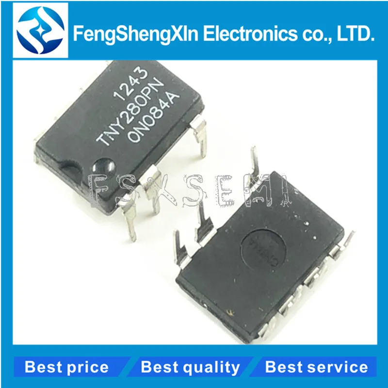 

10pcs/lot TNY280PN TNY280 TNY280P DIP-7 Off-Line Switcher IC