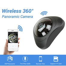 360 VR Camera 960P IP Wifi Cameras 1.3MP Network Security Camara Wireless Fisheye Video Surveillance Cameras wireless surveillance cameras integrated machine vision hd network camera 960p wireless monitor wifi