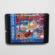 Динамит хедди 16 бит MD игровая карта для sega Mega Drive для Genesis