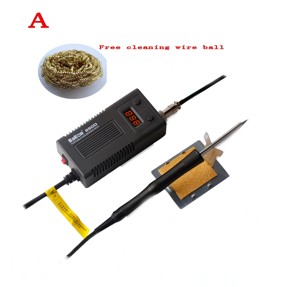 

75W 950D electric iron portable electric T13 iron tip mini portable digital soldering station heater T13 pen