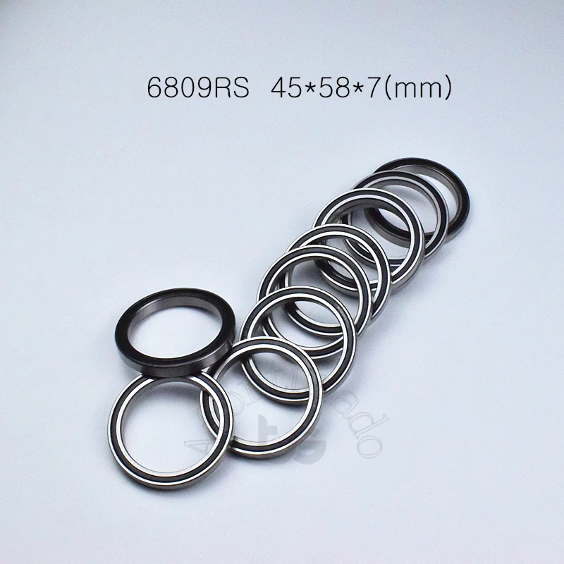 6809RS 45*58*7 (мм) 1 шт. подшипник с резиновым уплотнением тонкой стенкой 6809 из