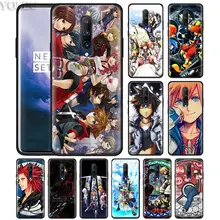 Anime Kingdom Hearts Phone Case for Oneplus 7 7Pro 6 6T Oneplus 7 Pro 6T Black Silicone Soft Case Cover