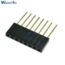 10 шт. 8 Pin однорядные наращиваемых щит наружный коллектор 2,54 мм шаг для Arduino