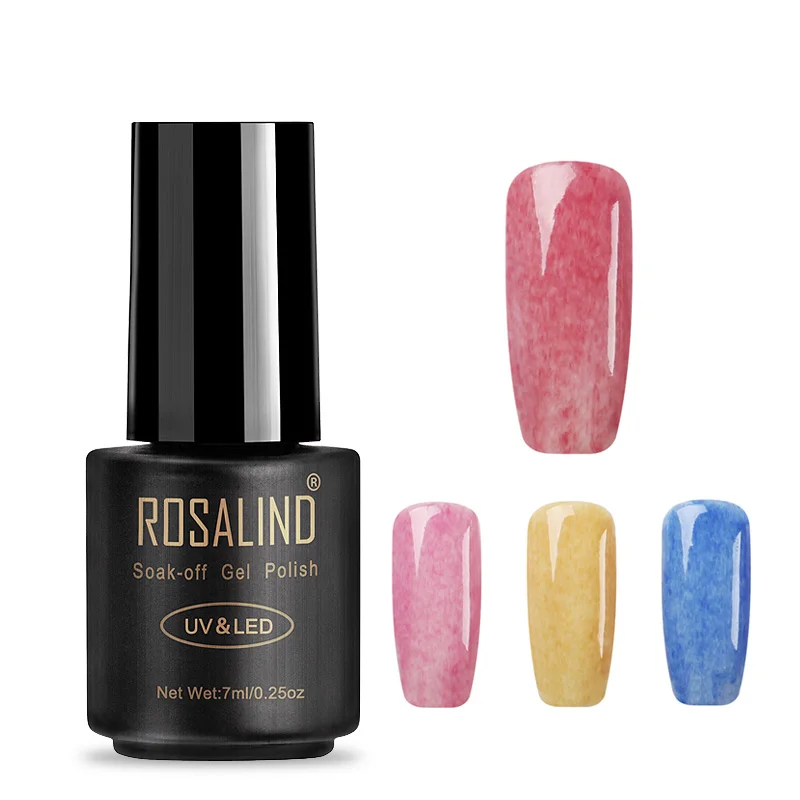 ROSALIND 7 мл Лак для ногтей искусственный мех эффект P01 26 гель лак УФ светодиодный
